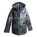 Ladies Fashion Faux Leather Jacket With Cotton